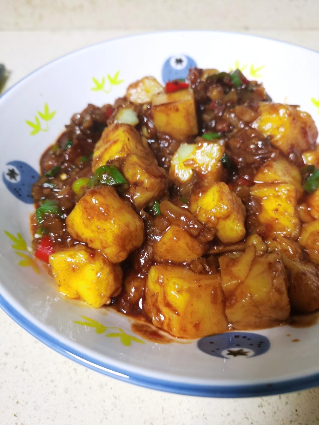 湖南口味红烧米豆腐