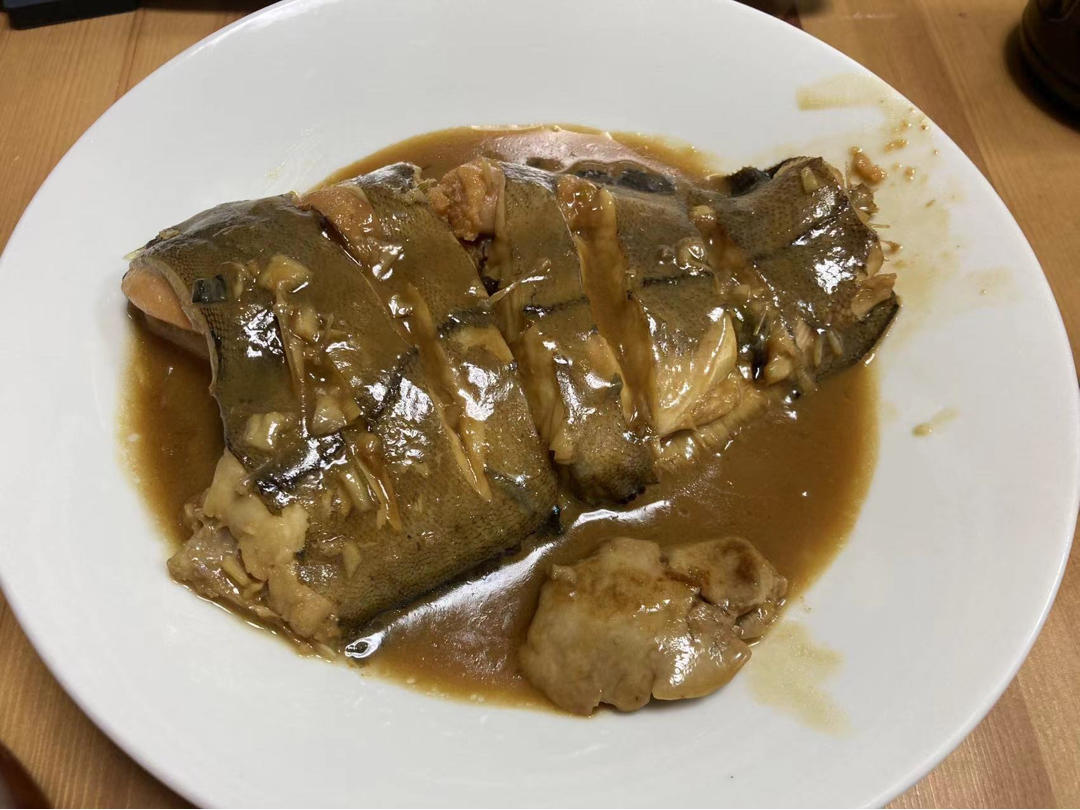 家常焖～偏口鱼