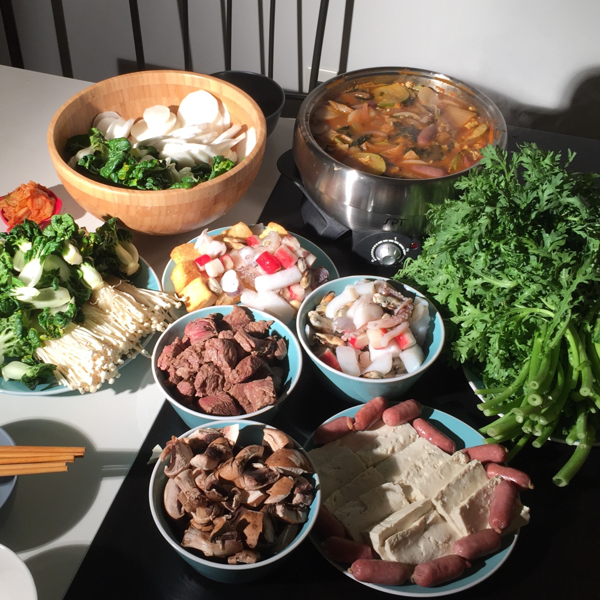 韩式芝士部队锅