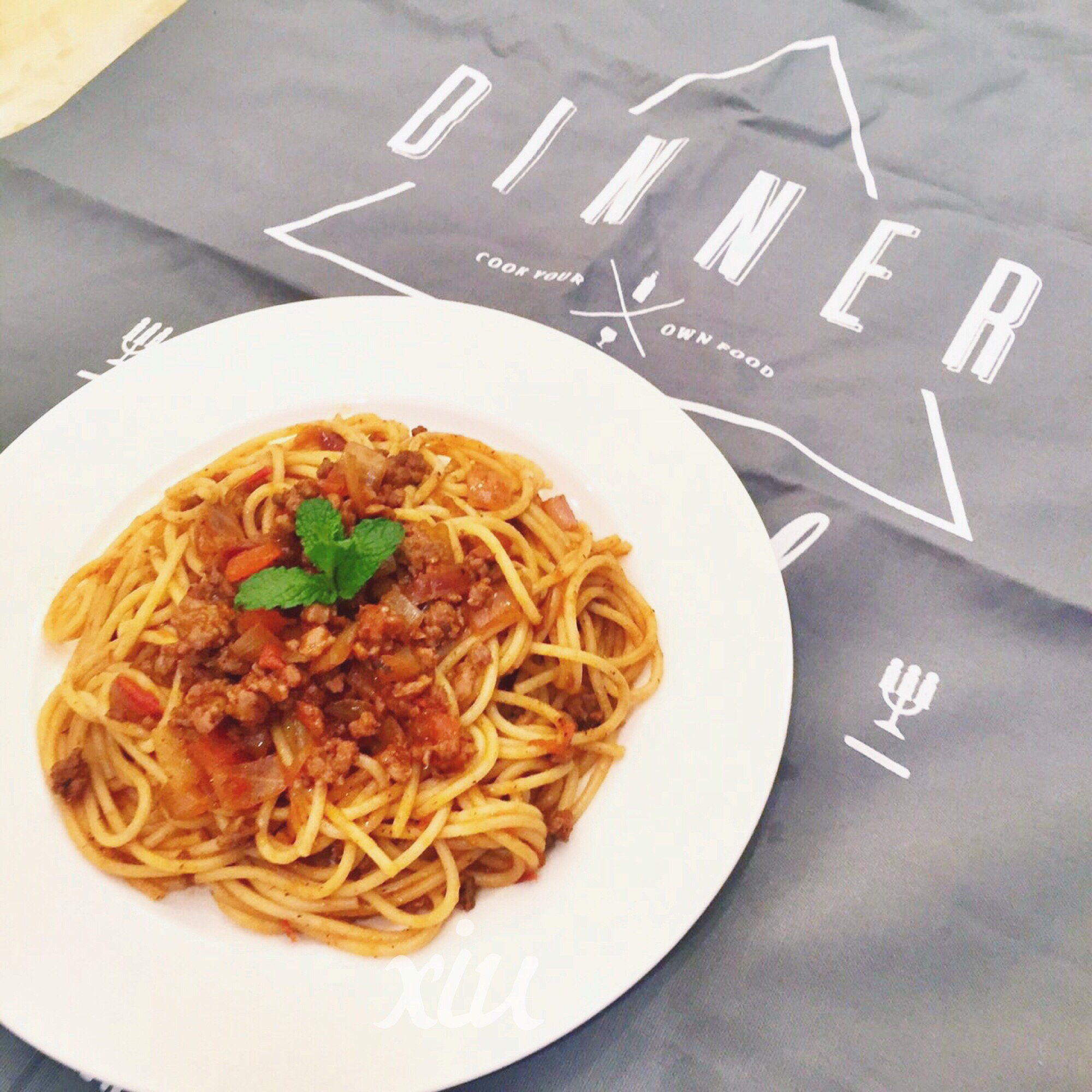 番茄肉酱意大利面