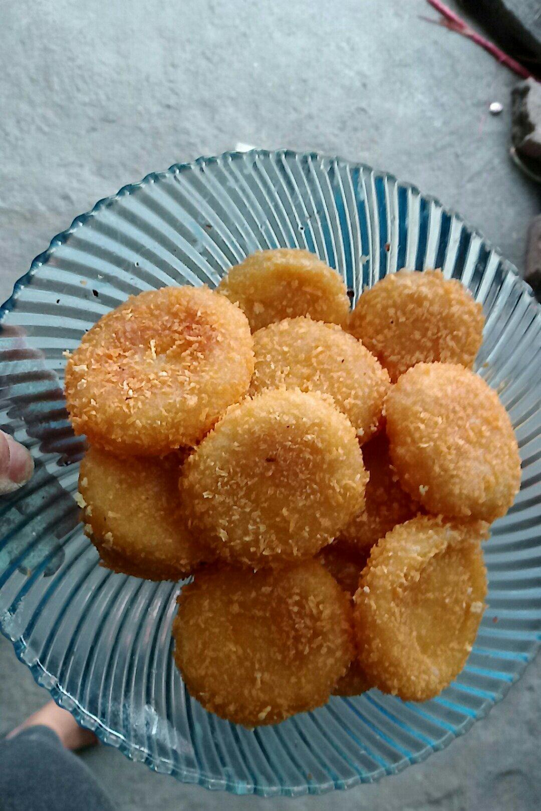 雪花南瓜饼