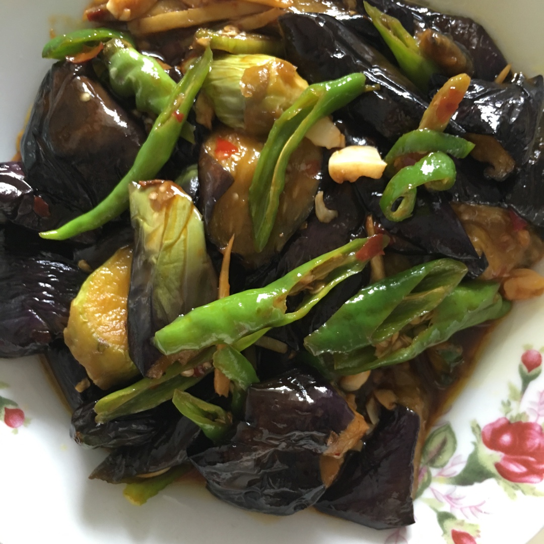 红烧肉沫茄子
