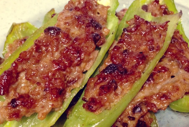 虎皮尖椒酿肉