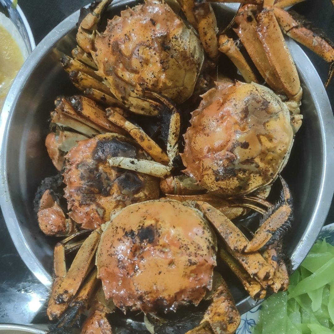 大闸蟹这样做不寒！超香！超好吃！香煎蟹!