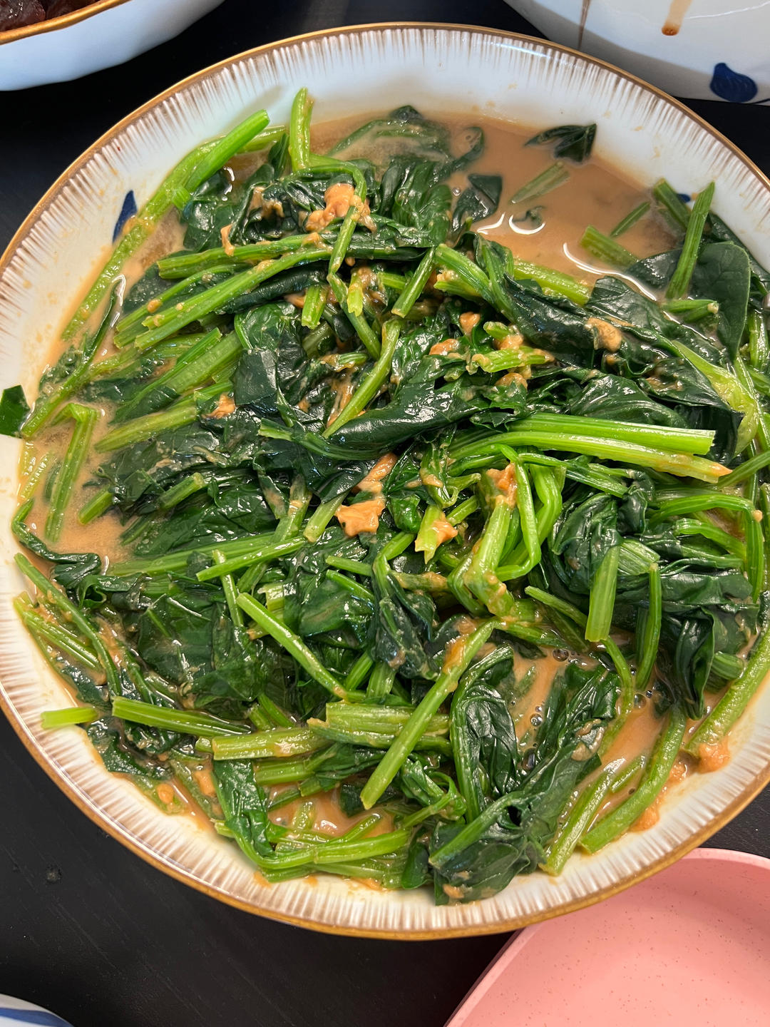 老少都爱吃的麻酱拌菠菜