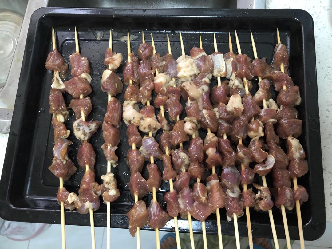 烤羊肉串/孜然羊肉/烤羊排 (烤箱/空气炸锅版)