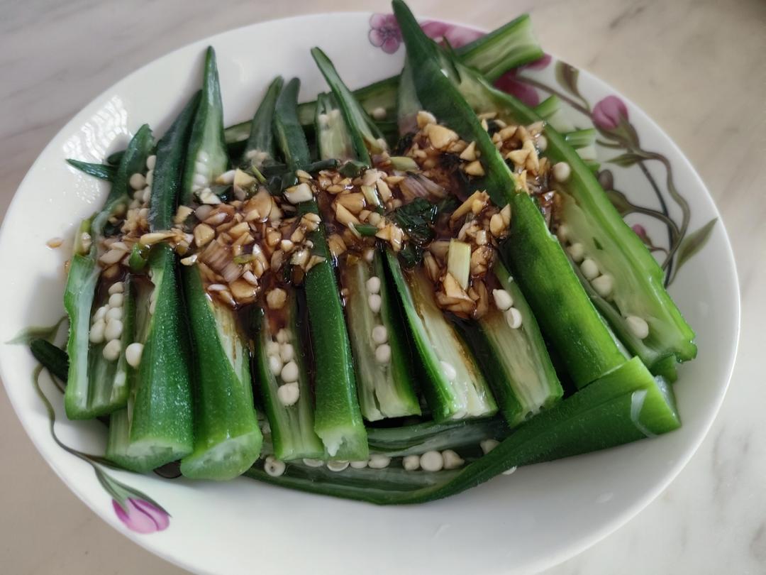‼️从此爱上秋葵‼️
白灼秋葵