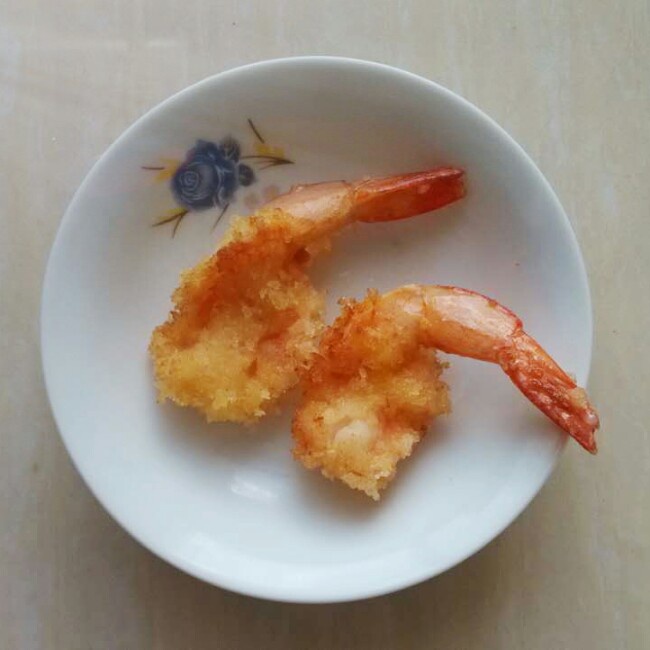 面包糠炸虾