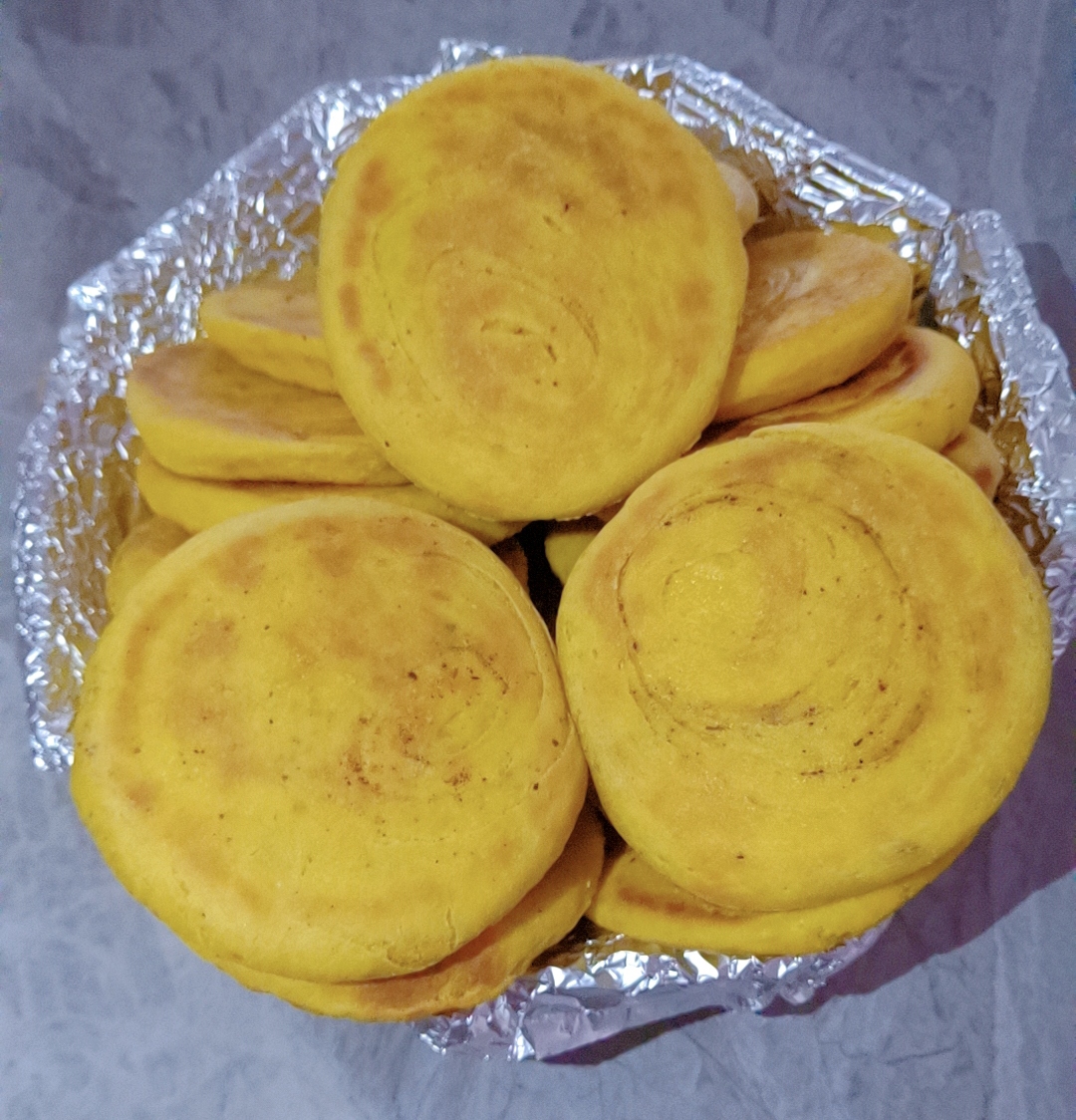 黄金烧饼—消耗熟鸡蛋黄的做法