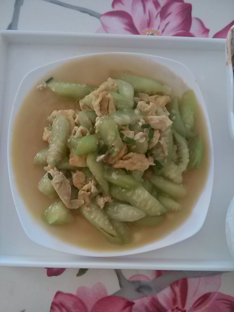 丝瓜炒蛋