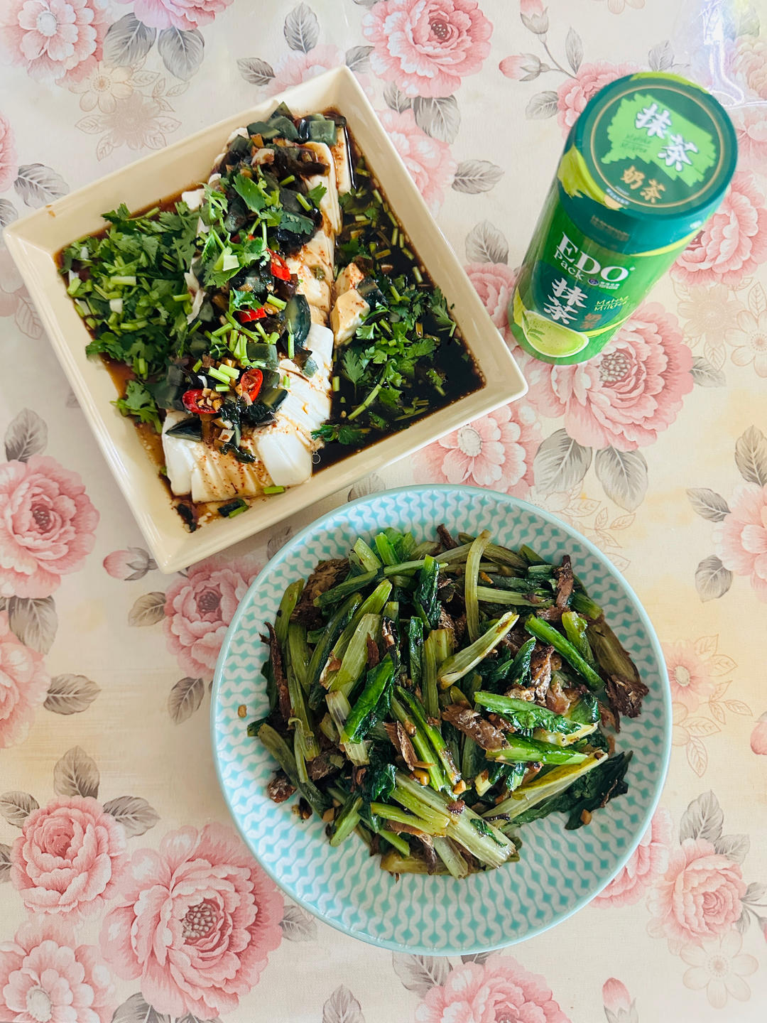 豆豉鲮鱼油麦菜