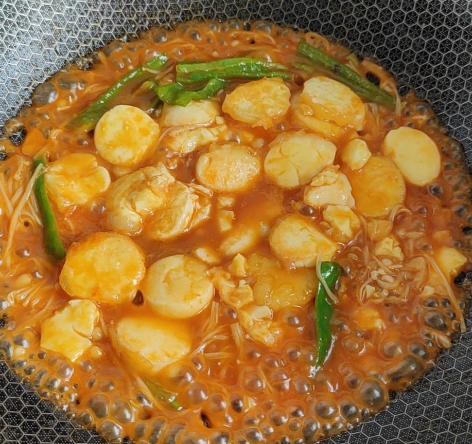 金针菇日本豆腐煲制作方法 方便又好吃 下饭菜 全家喜欢 做法简单