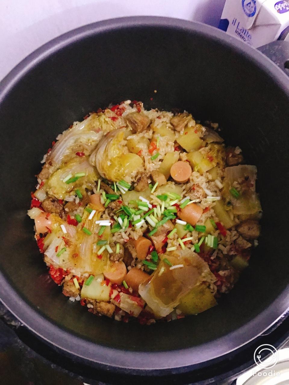 土豆焖饭（电饭锅版）