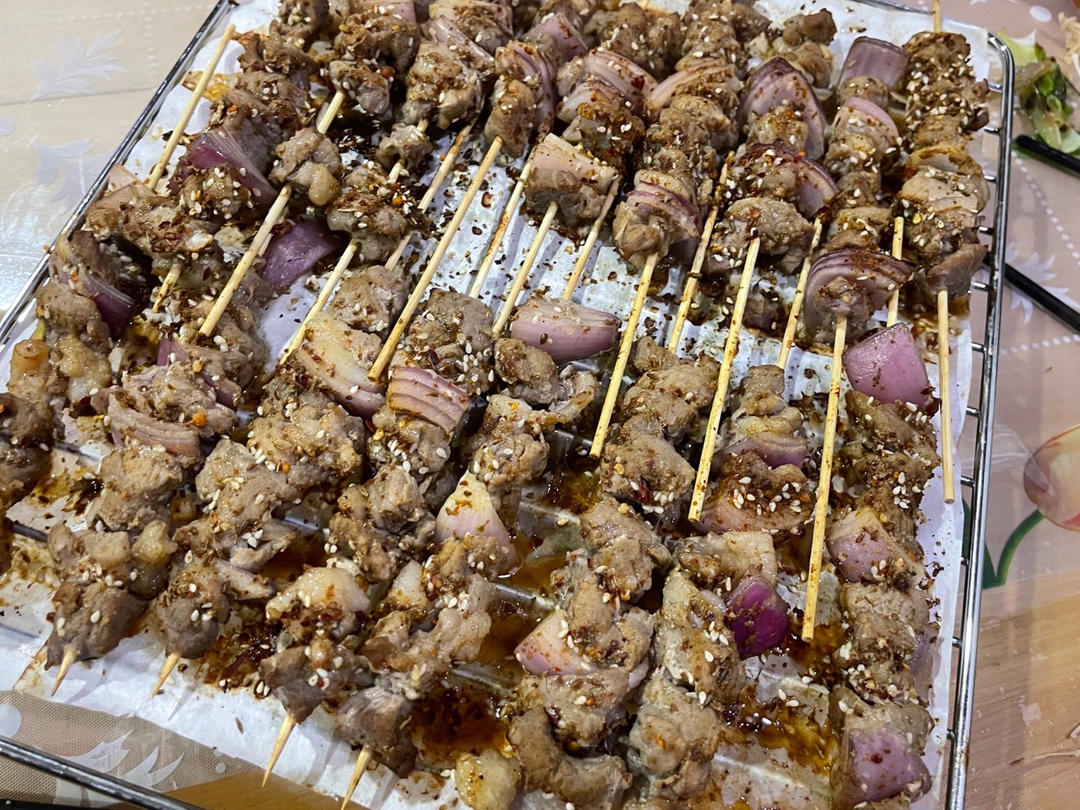 巨好吃的羊肉烤串（烤箱版）