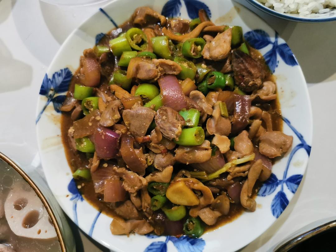 爆炒鸡杂，真是神仙级下饭菜