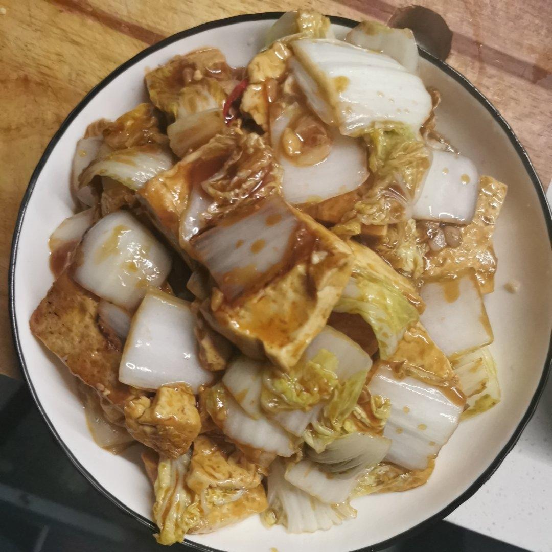 娃娃菜炖豆腐