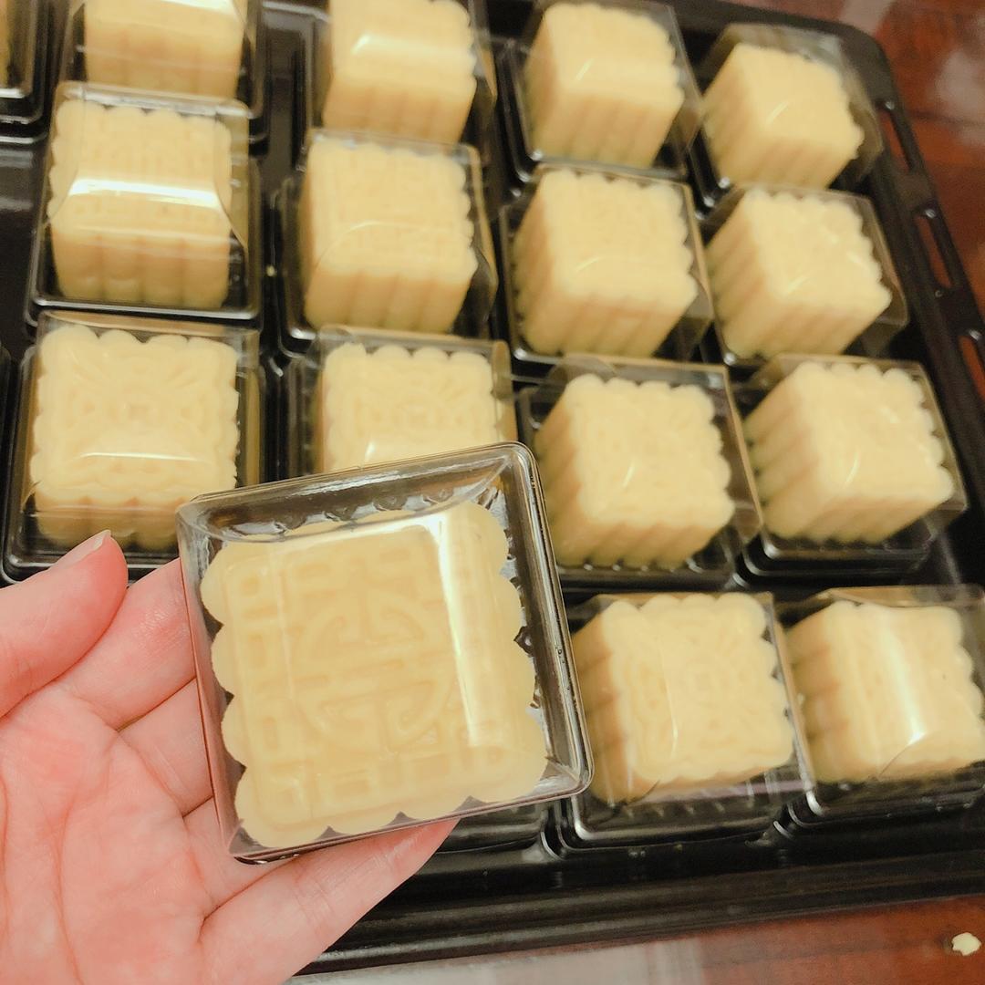 绿豆糕（自制脱皮绿豆）