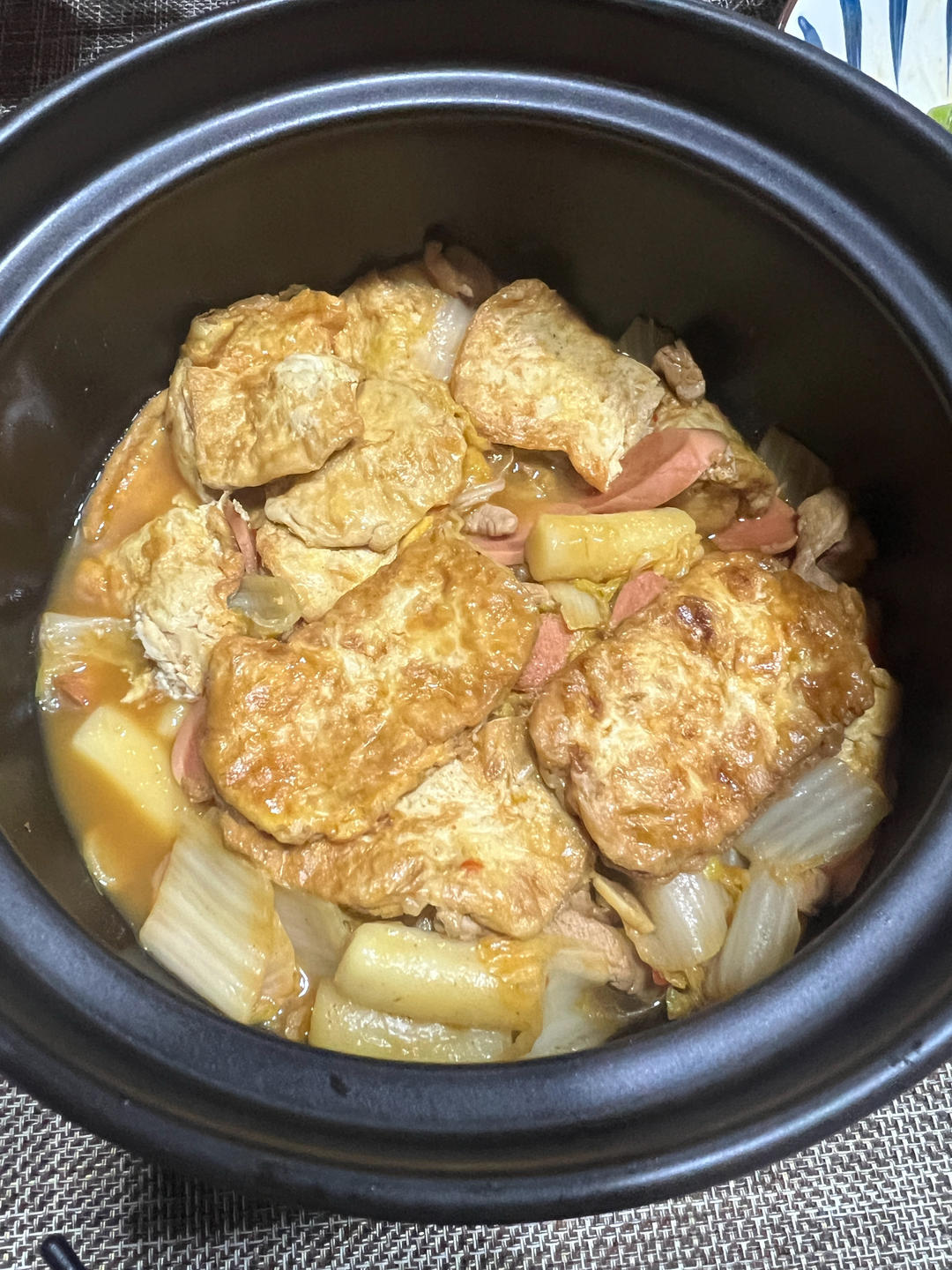 白菜炖豆腐