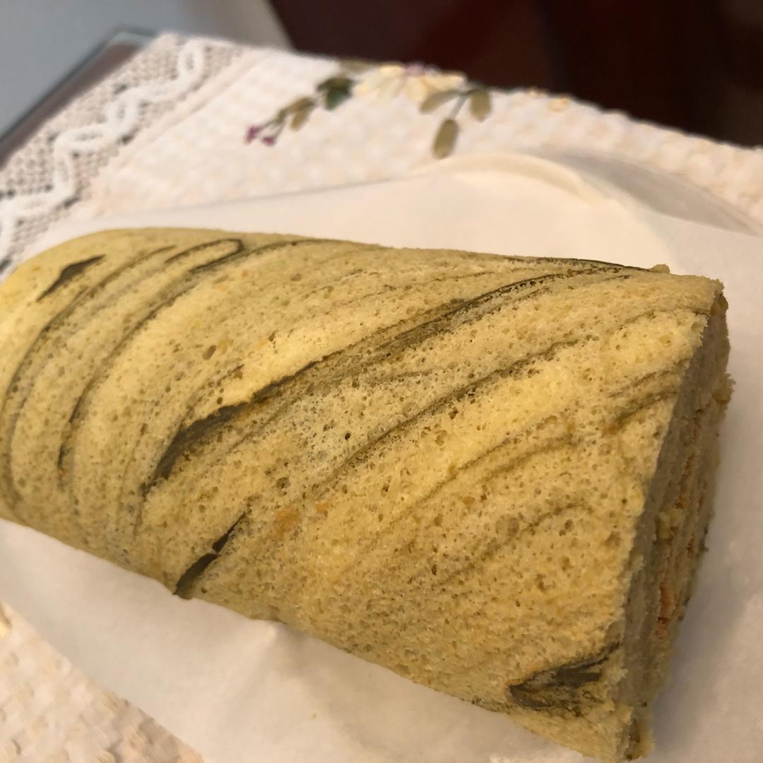 无油酸奶奶酪双享大理石蛋糕卷