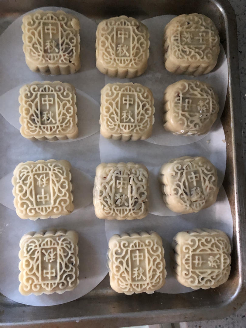 五仁月饼（新手一次成功）4月27日紧急改正皮料