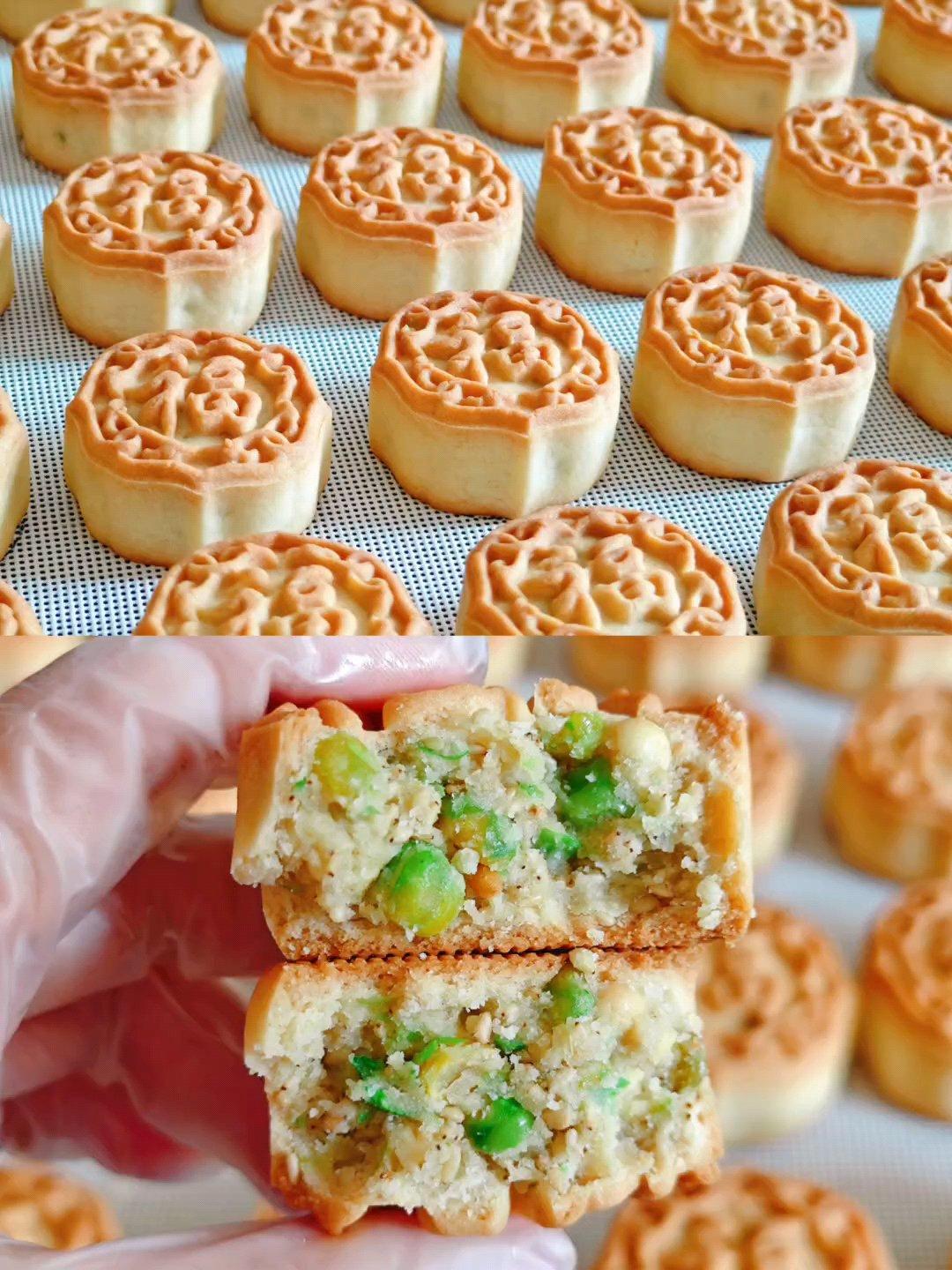 店售爆单🔥脆皮蟹黄青豆花生酥配方分享