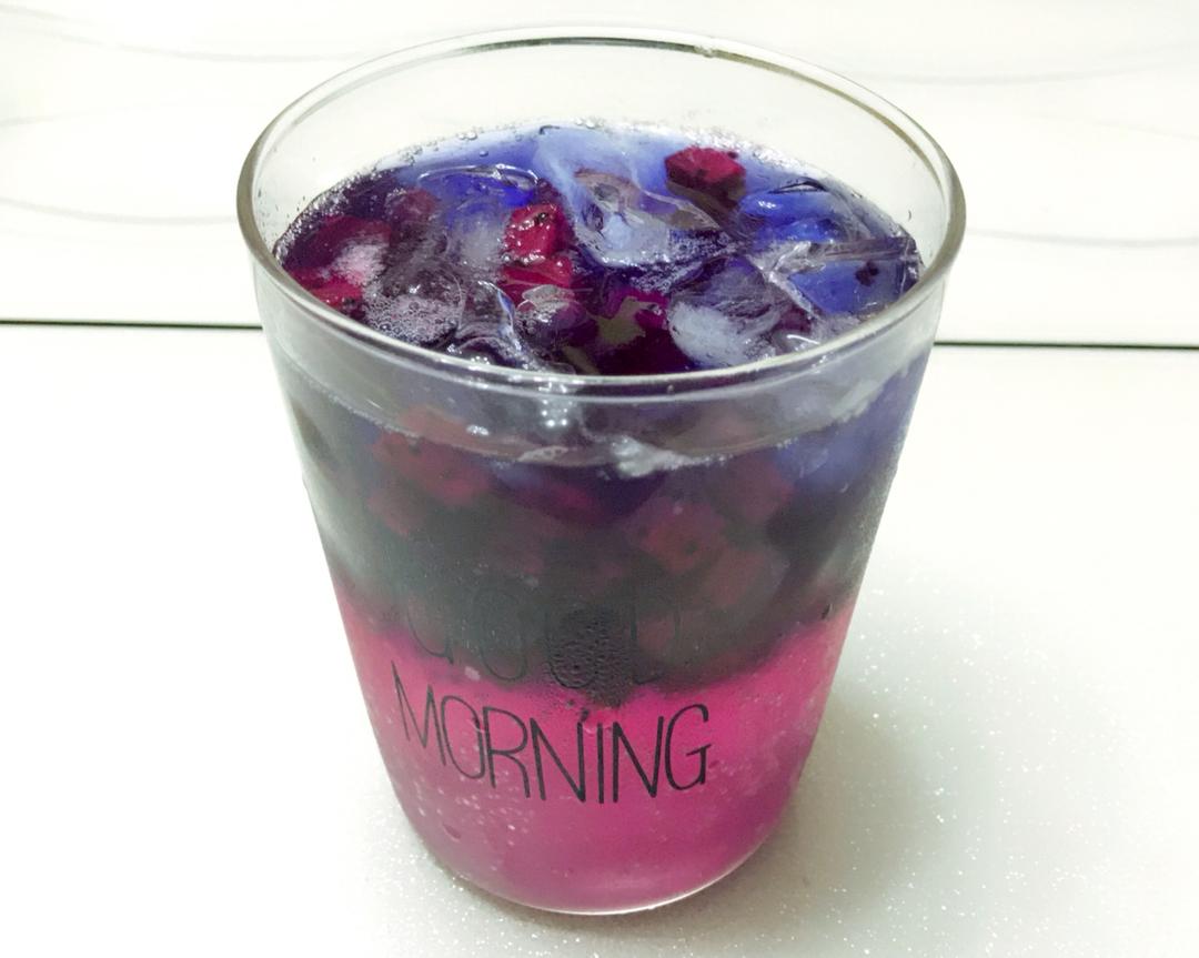 蝶豆花梦幻气泡水的做法