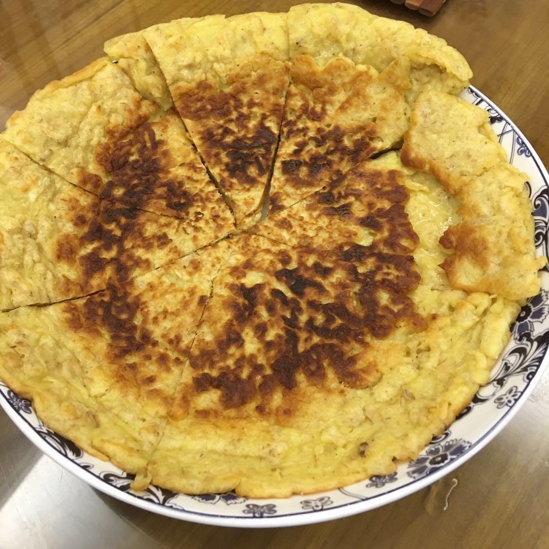 燕麦鸡蛋饼~快手早餐