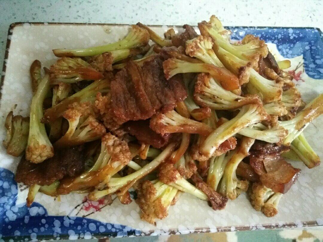 老丁的私房菜-干锅花菜