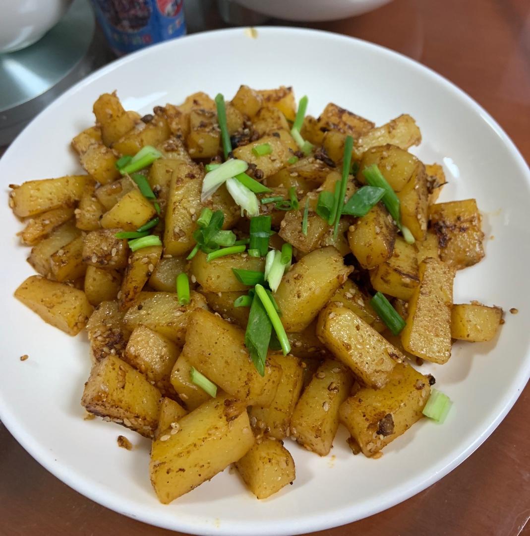 巨开胃，巨好吃💥秒杀路边摊❗️超级下饭的香辣孜然土豆❗️想吃的学起来，保证你喜欢。