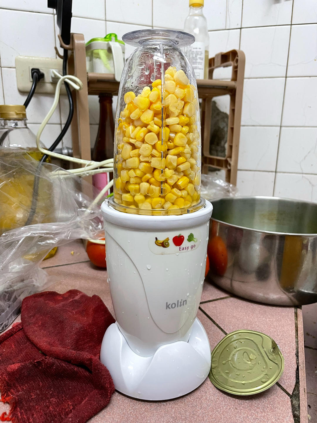 超快手玉米浓汤