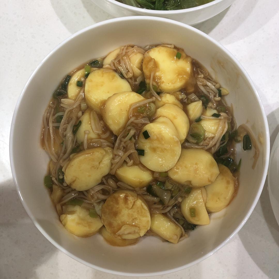 超级下饭菜--金针菇日本豆腐