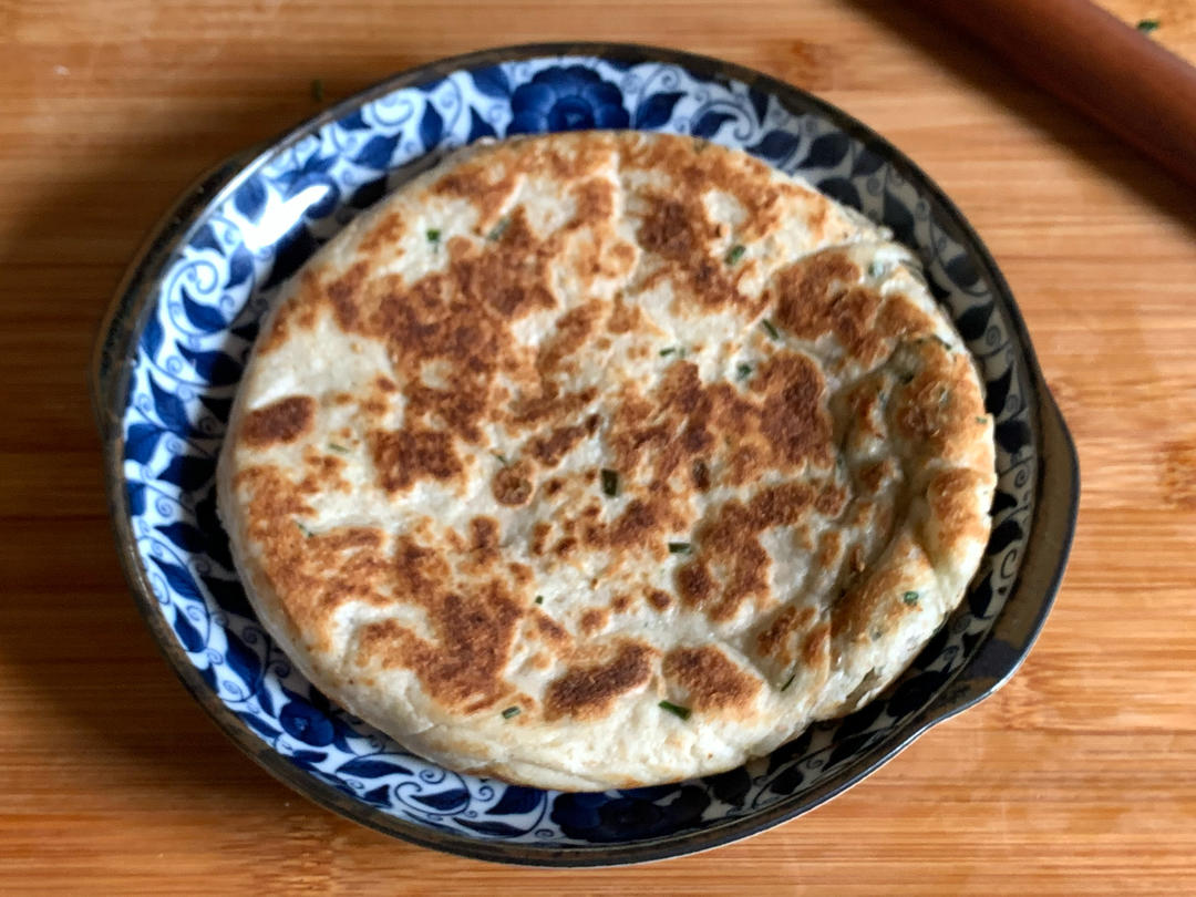 发面葱油饼