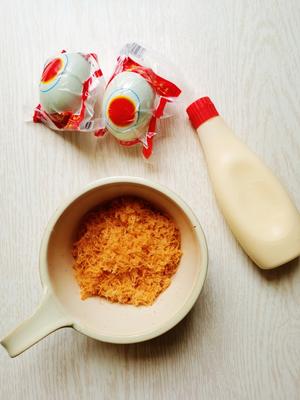 咸蛋黄肉松酥~解锁蛋挞皮的新吃法的做法 步骤2