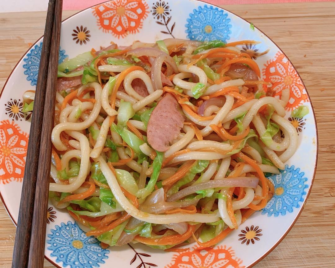 素炒乌冬