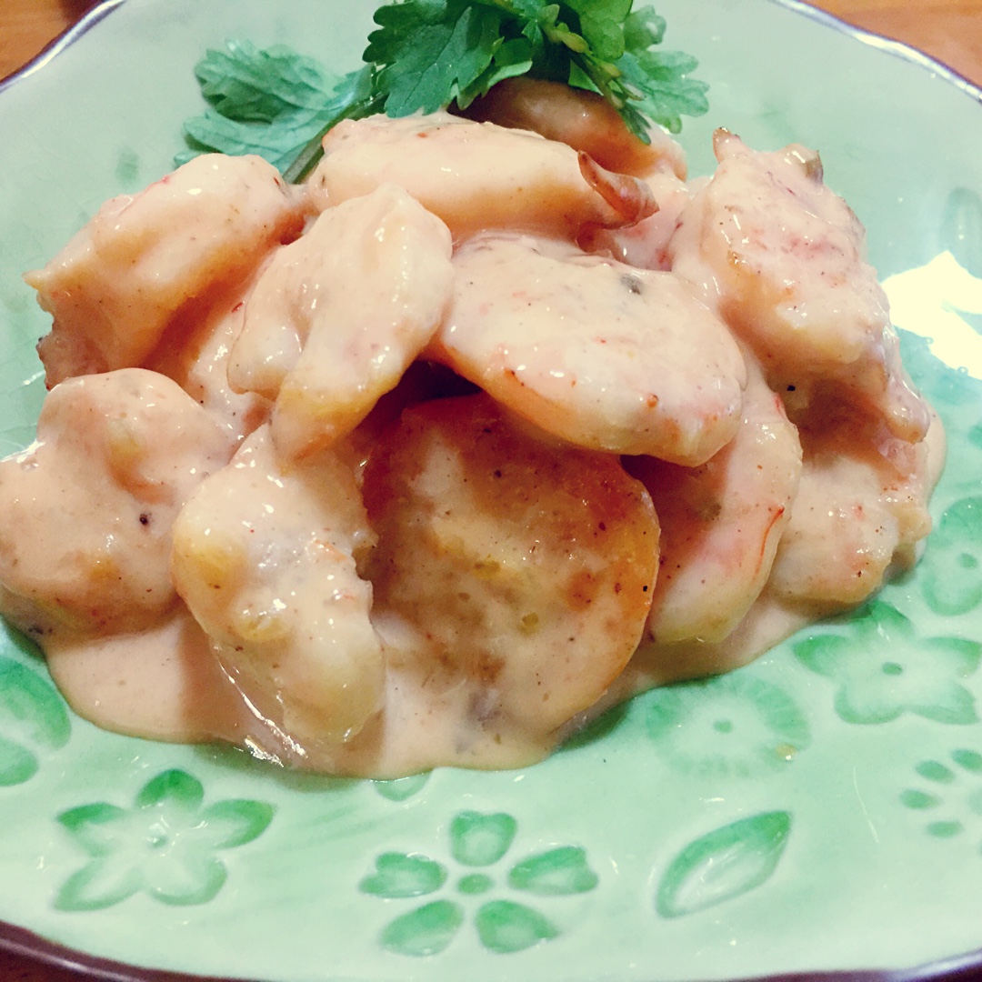 蛋黄酱大虾仁
