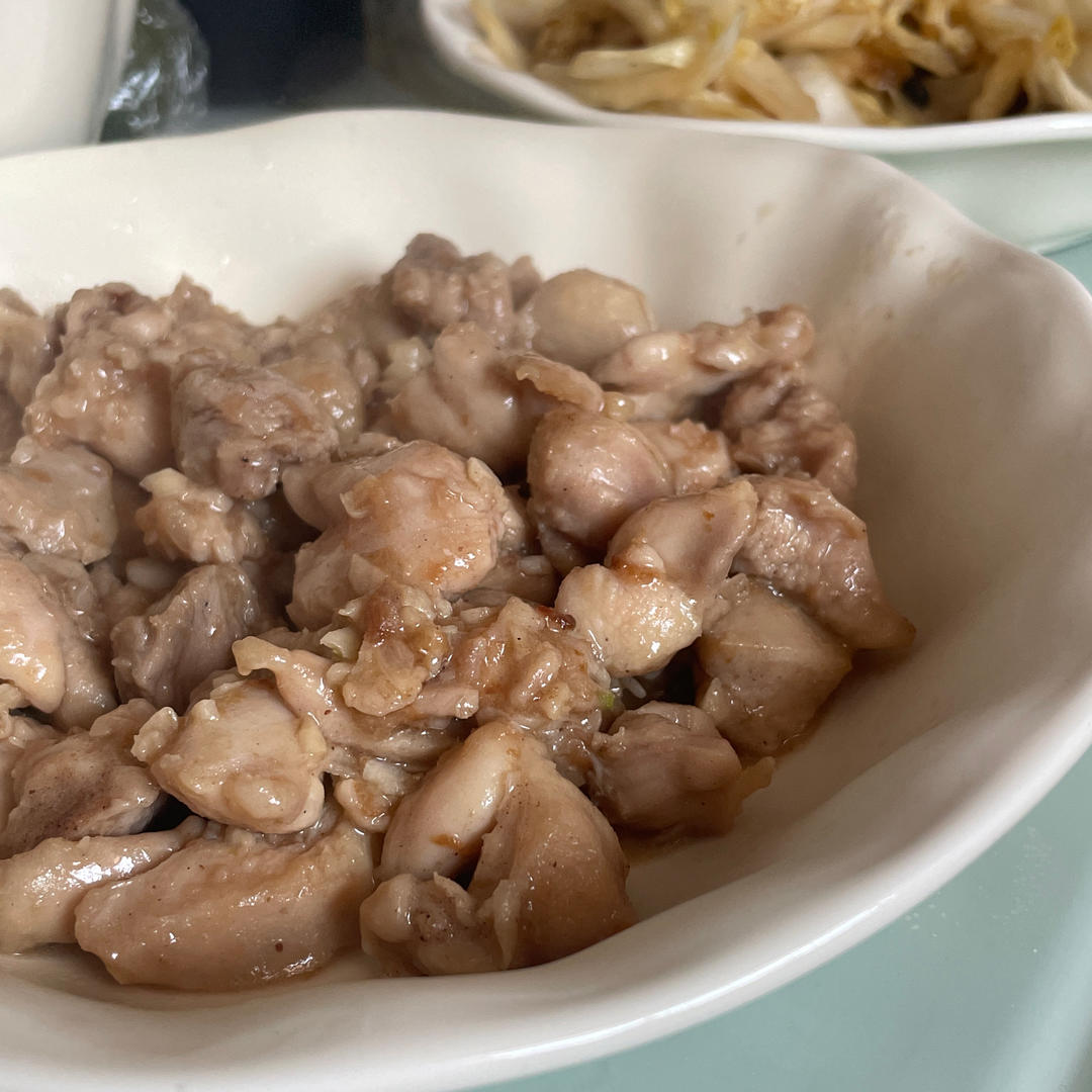 蒜香煎鸡腿肉