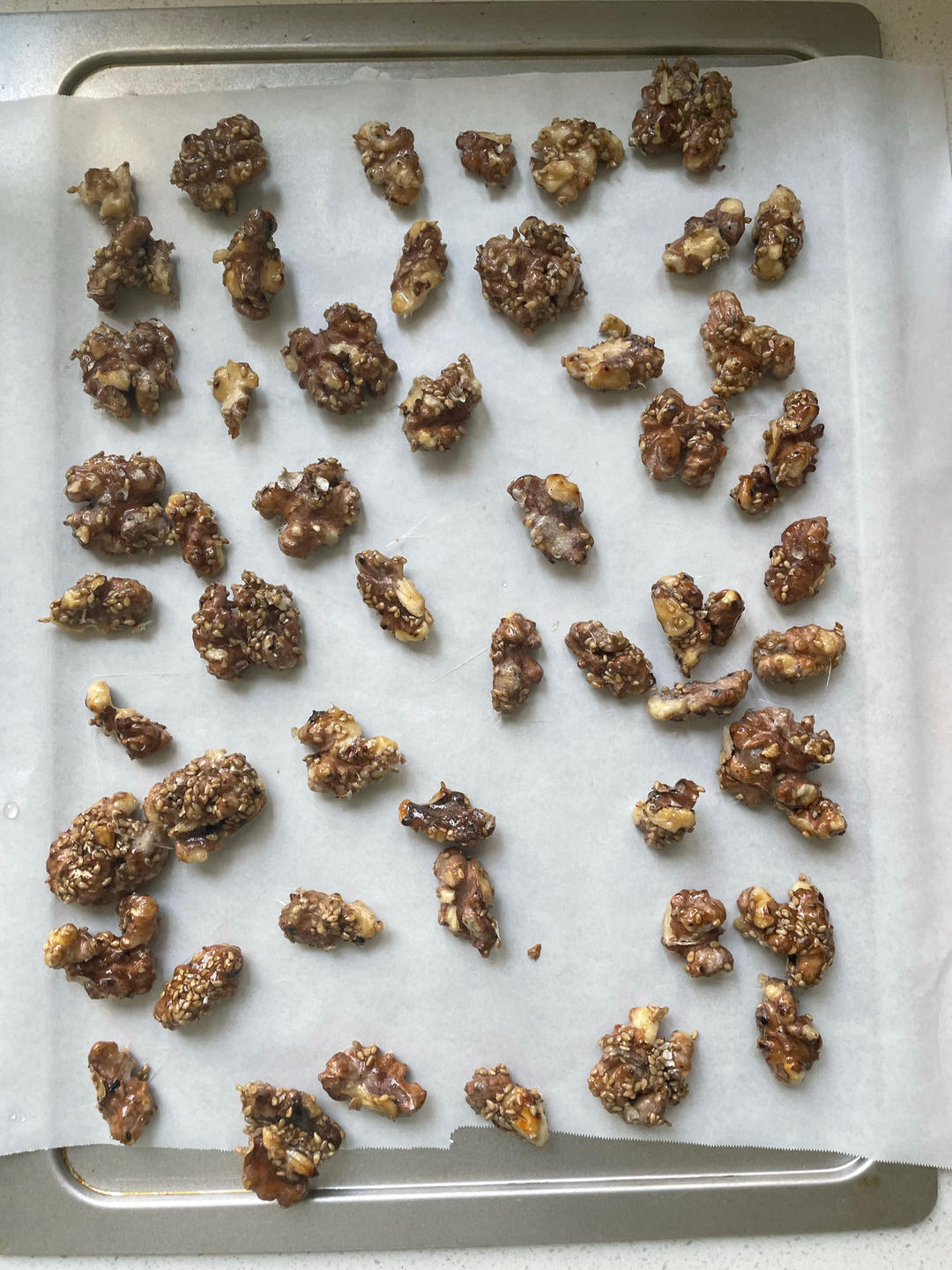 超简单懒人琥珀核桃（非油炸）