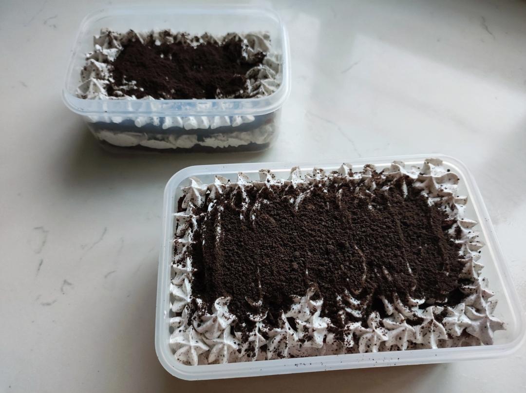 低糖不腻的奥利奥咸奶油蛋糕盒子