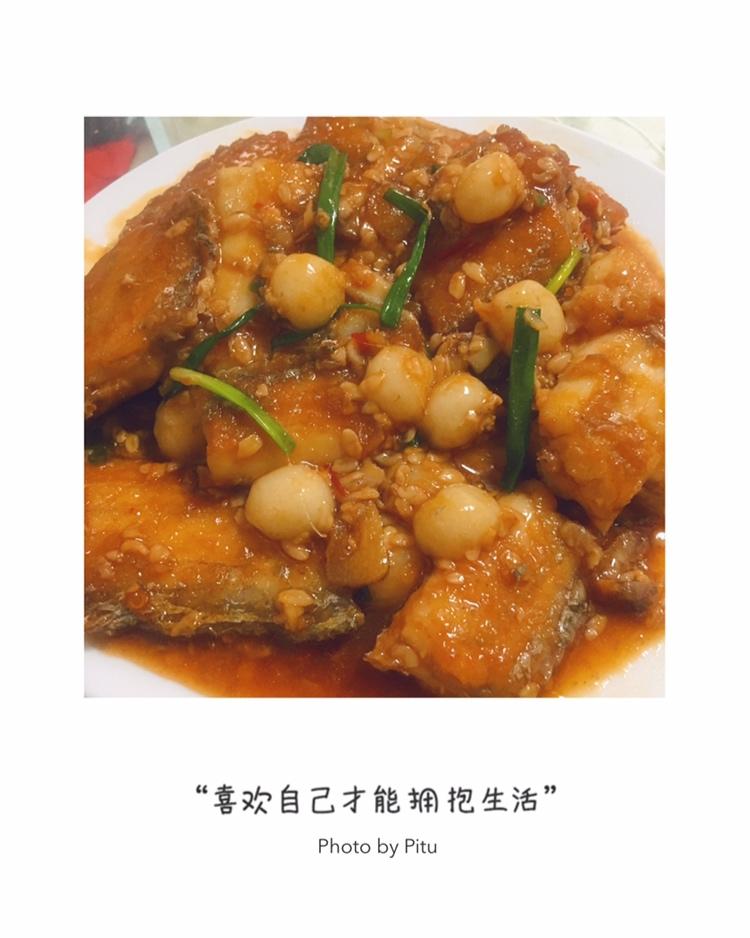 酒酿圆子烧带鱼