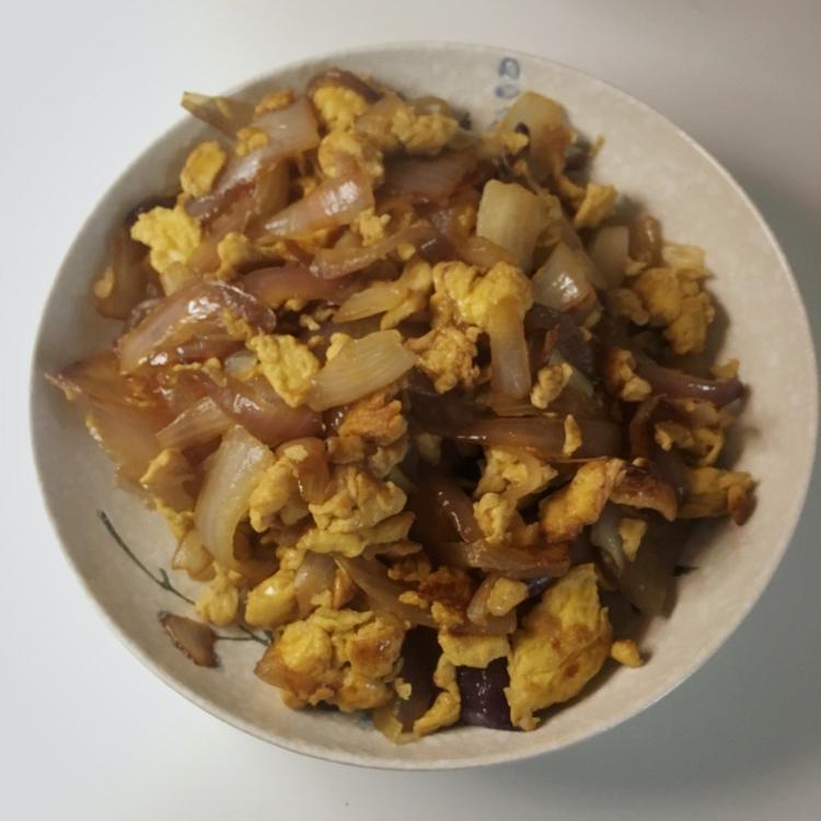 洋葱炒鸡蛋