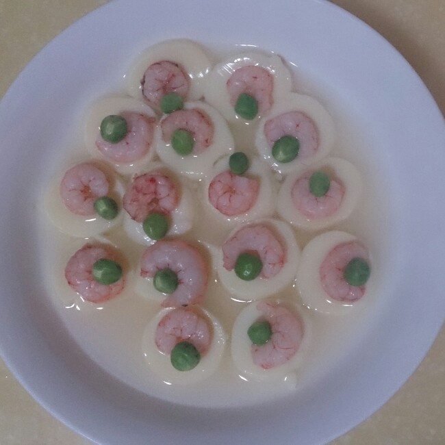 日本豆腐蒸虾仁