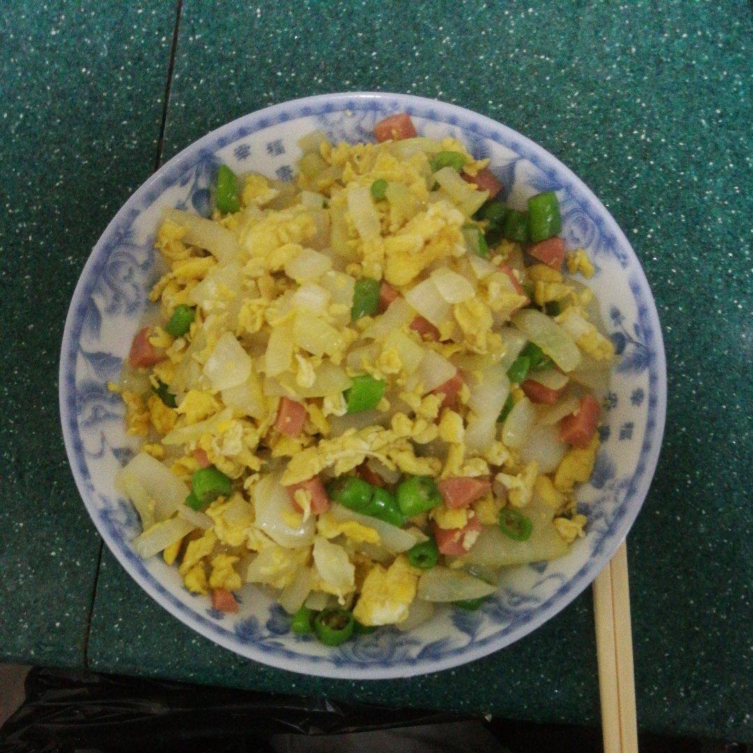 洋葱炒鸡蛋