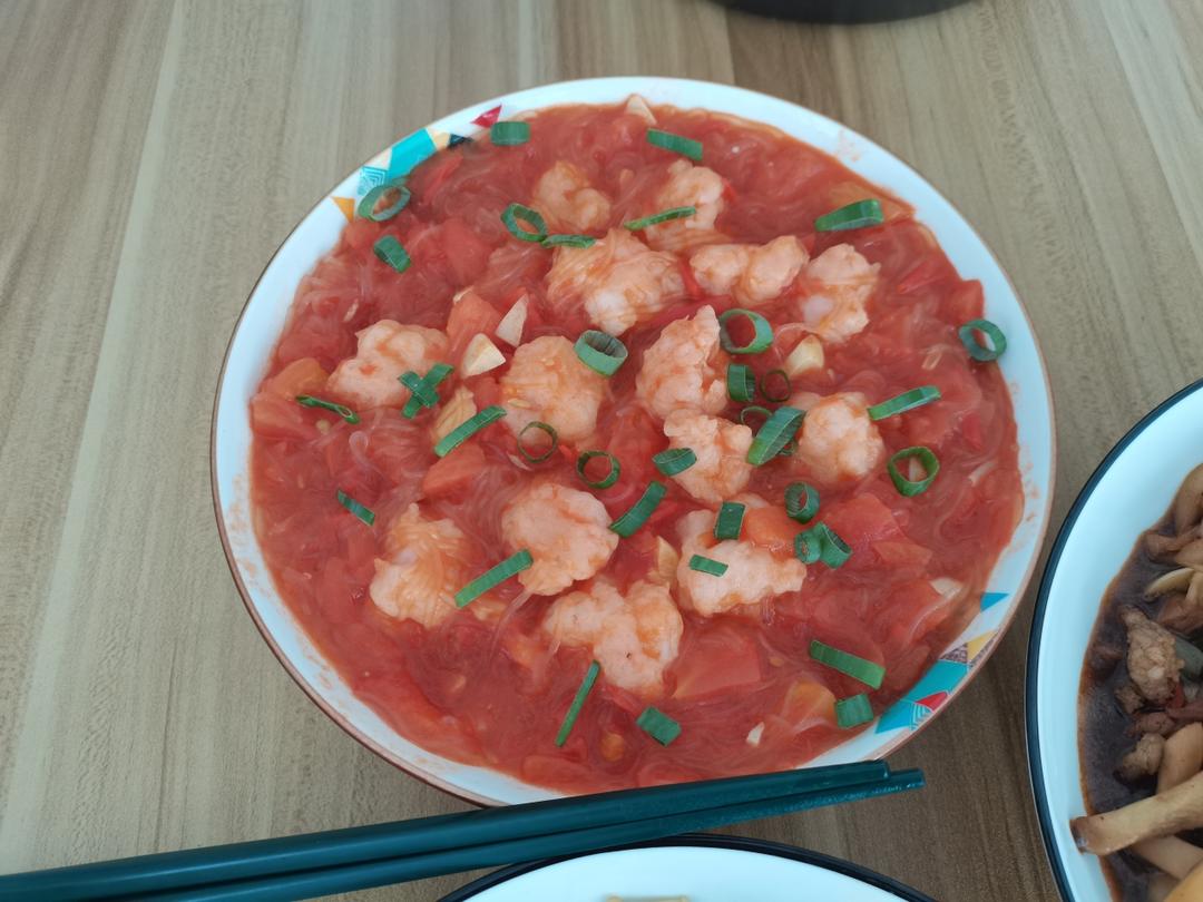 番茄虾滑