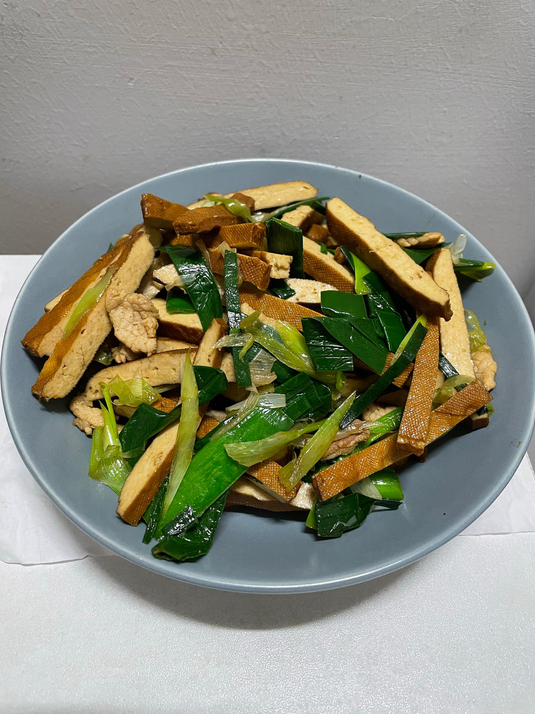 家常小炒～青蒜香干