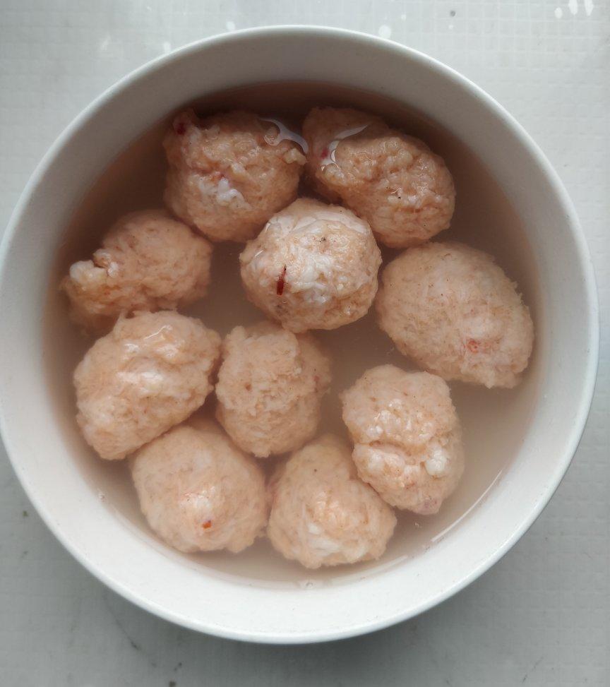 不加粉的Q弹虾滑