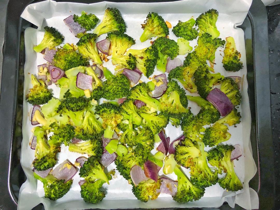 【减脂餐】蒜烤西兰花