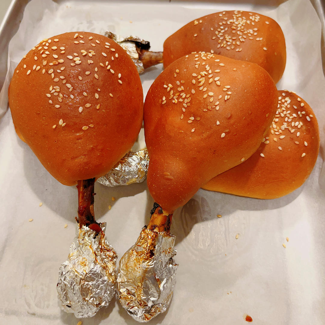 🔥鸡腿面包🔥真的有鸡腿😍