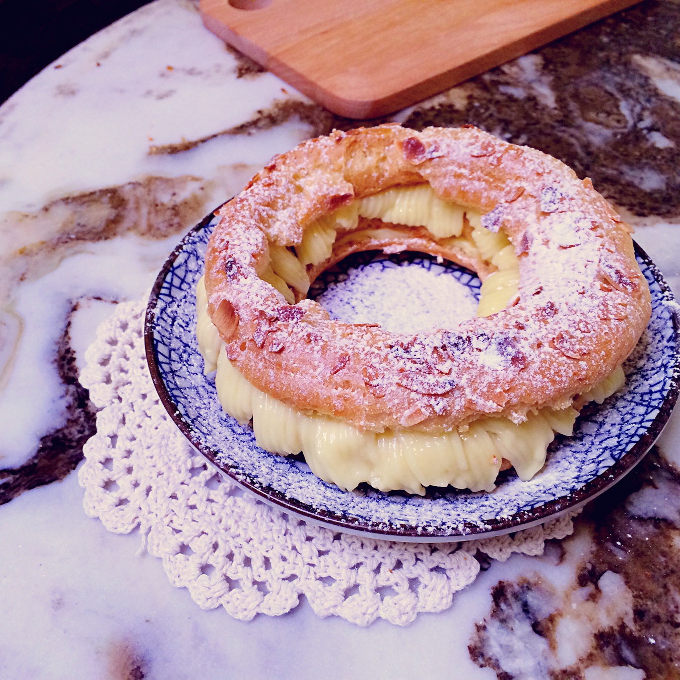 地儿729做的法式车轮泡芙--巴黎布列斯特