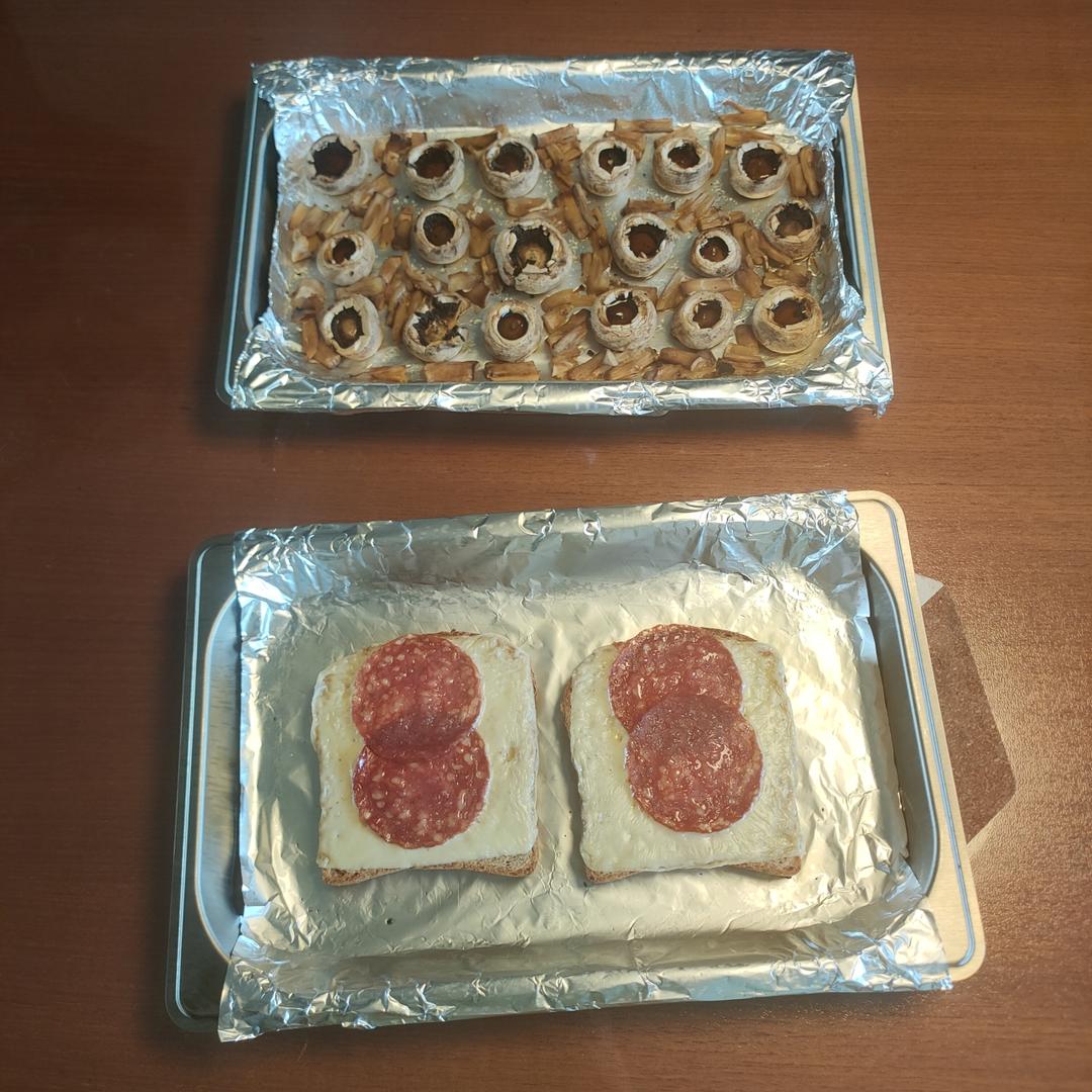 好吃，烤它！烤口蘑