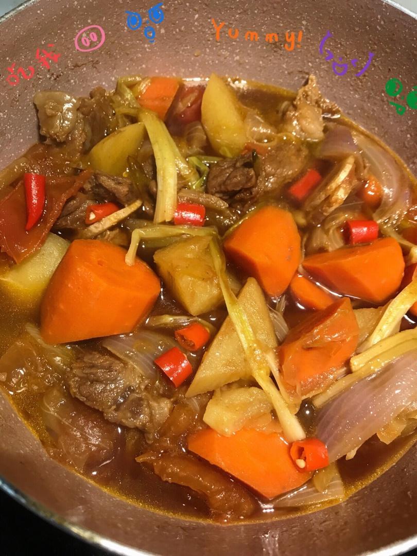 番茄土豆炖牛腩